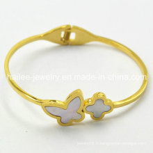Hot Sale Butterfly 316L Bracelet en acier inoxydable pour femme